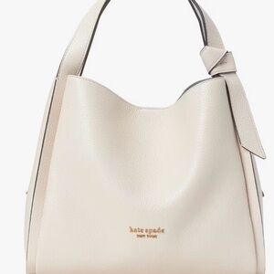 kate spade Ivory Leather Shoulder Bag